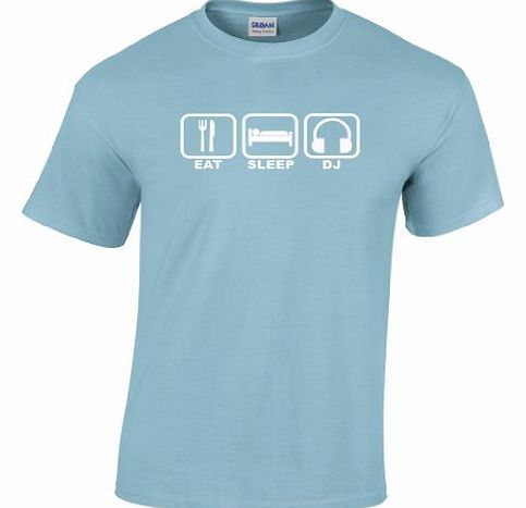 Eat Sleep Dj T Shirt Cool Clubbing Party Techno DnB Garage House Music [Apparel]